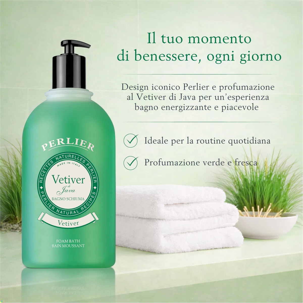 Perlier Bain Mousse Vert 3000 ml