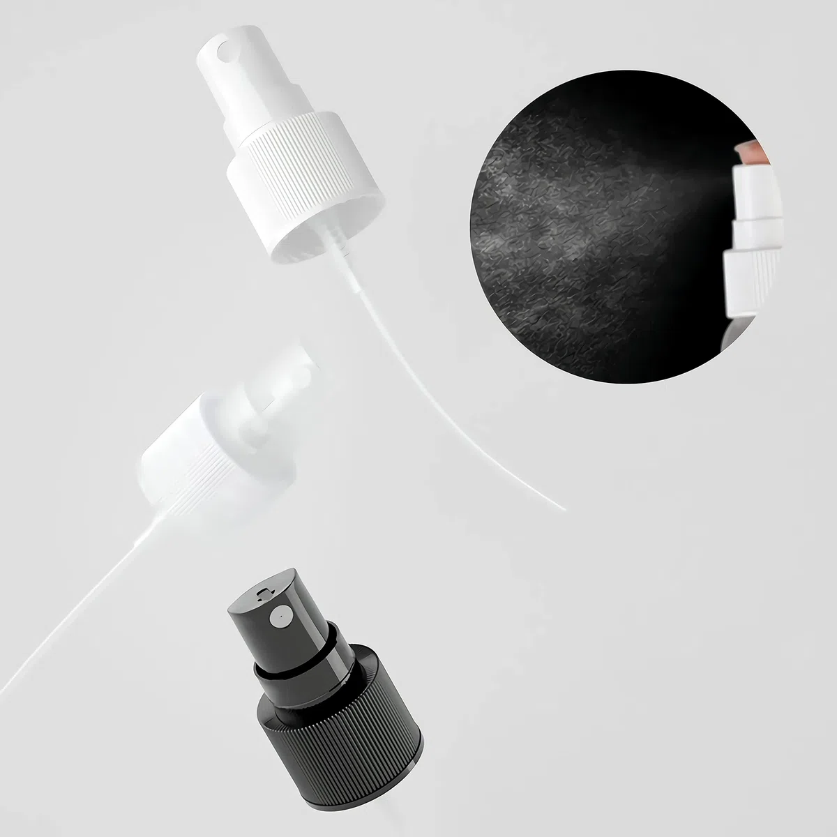 24 Pièce Vide 200ml Transparent Flacons Vaporisateur Avec Pulvérisateur Noir, 200 ml Bouteille de Spray Parfum Rechargeable Flacon de Parfum pour le voyage à la maison + 3 x Entonnoir