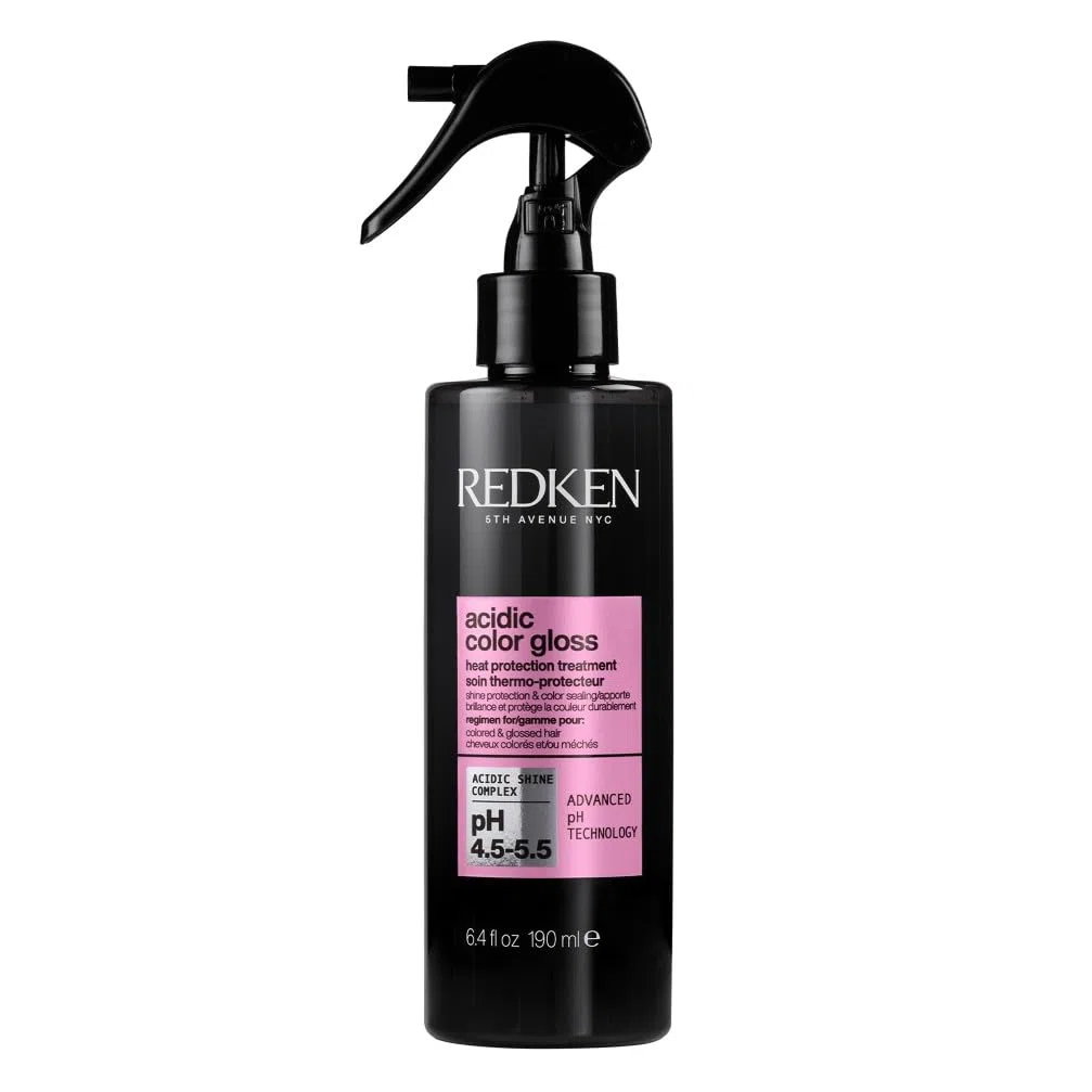 REDKEN - Leave In Acidic Color Gloss - Spray Thermoprotecteur Sans Rinçage - Hydrate, Démêle & Protège de la Chaleur - Cheveux 13x Plus Doux - 6x Plus d'Hydratation - Cheveux Colorés - 190 ml