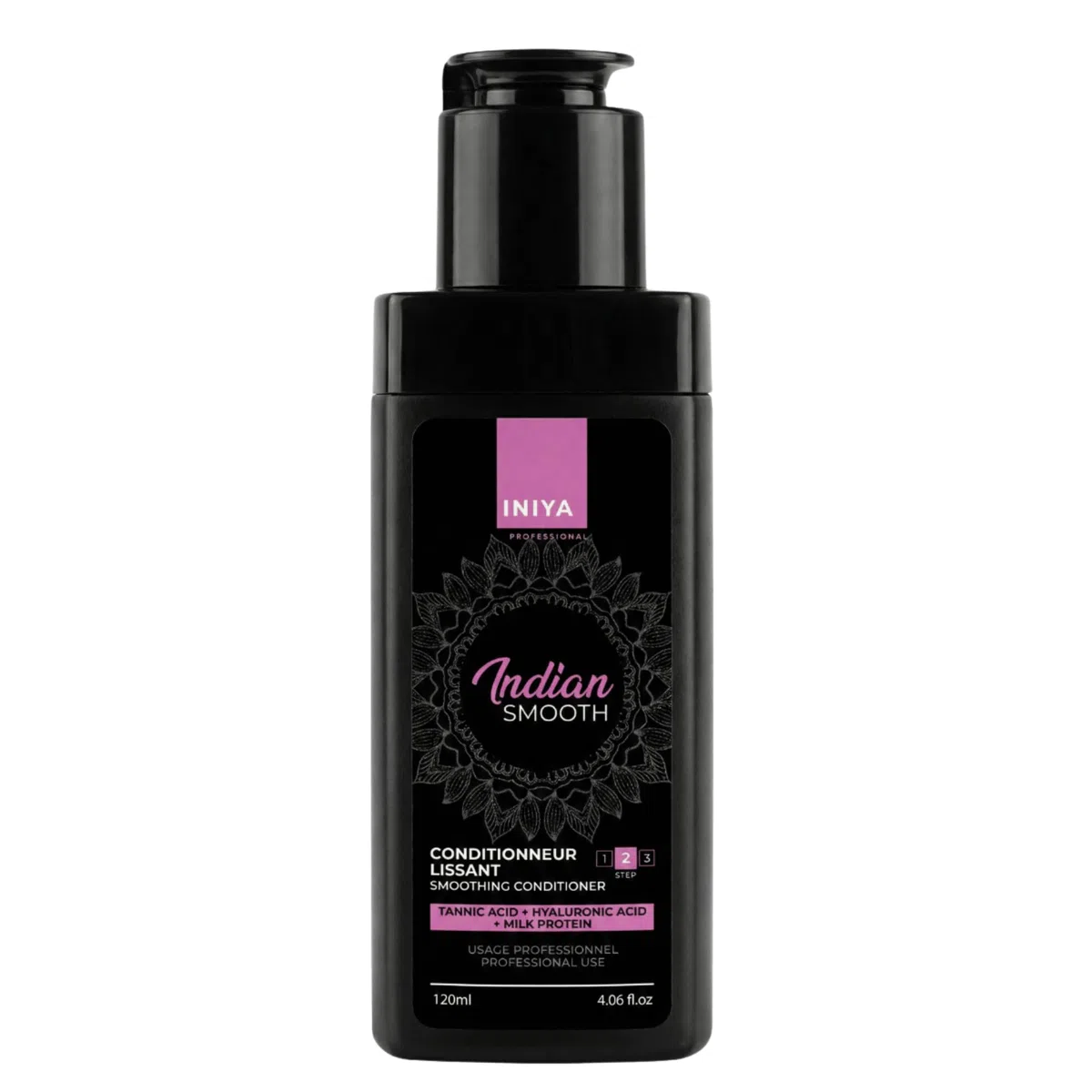 Iniya Indian Smooth Soin Lissant, Lissage Indien & Tanin, Acide Hyaluronique et Protéine 120ml