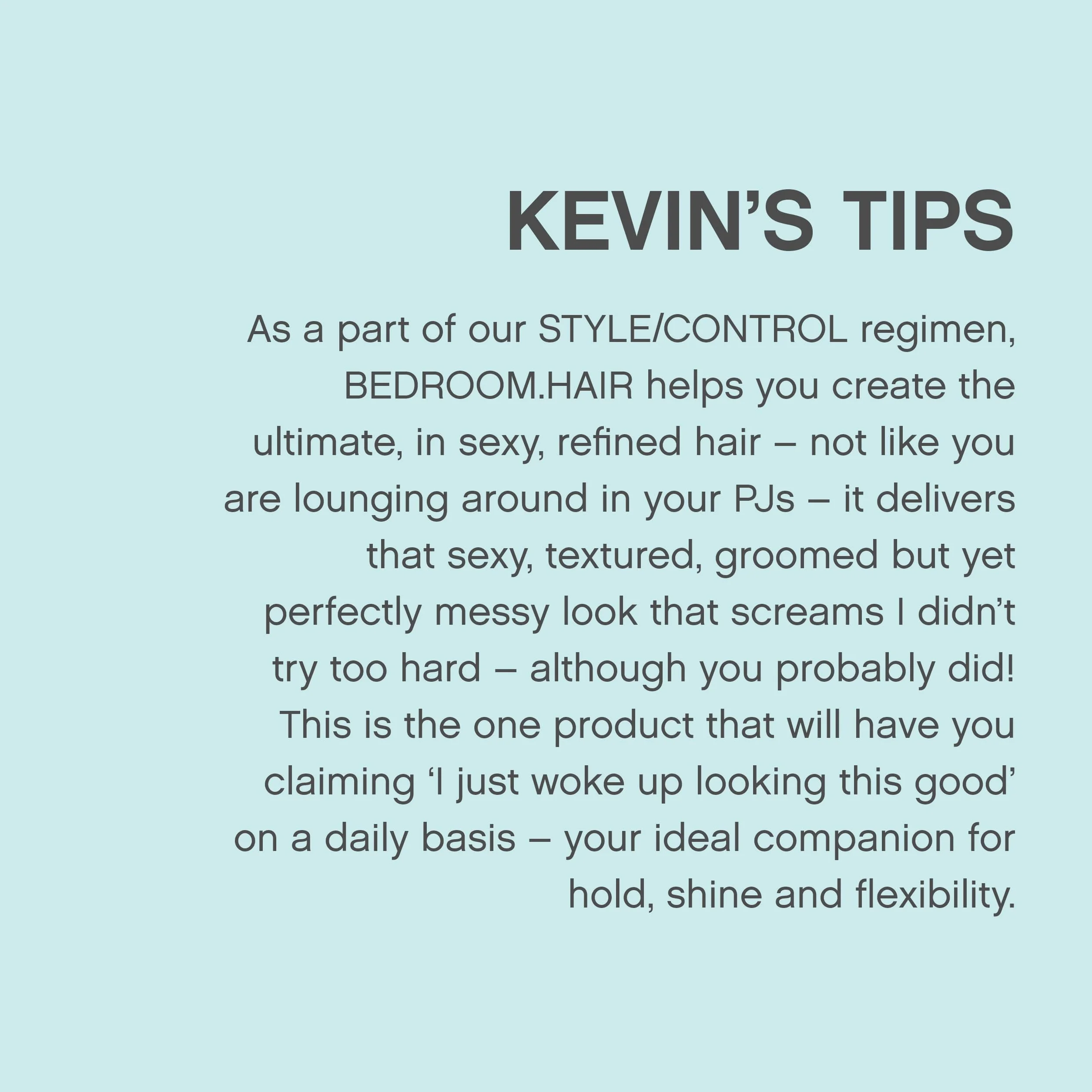 KEVIN MURPHY Bedroom Hair 100 ml soin coiffage homme femme