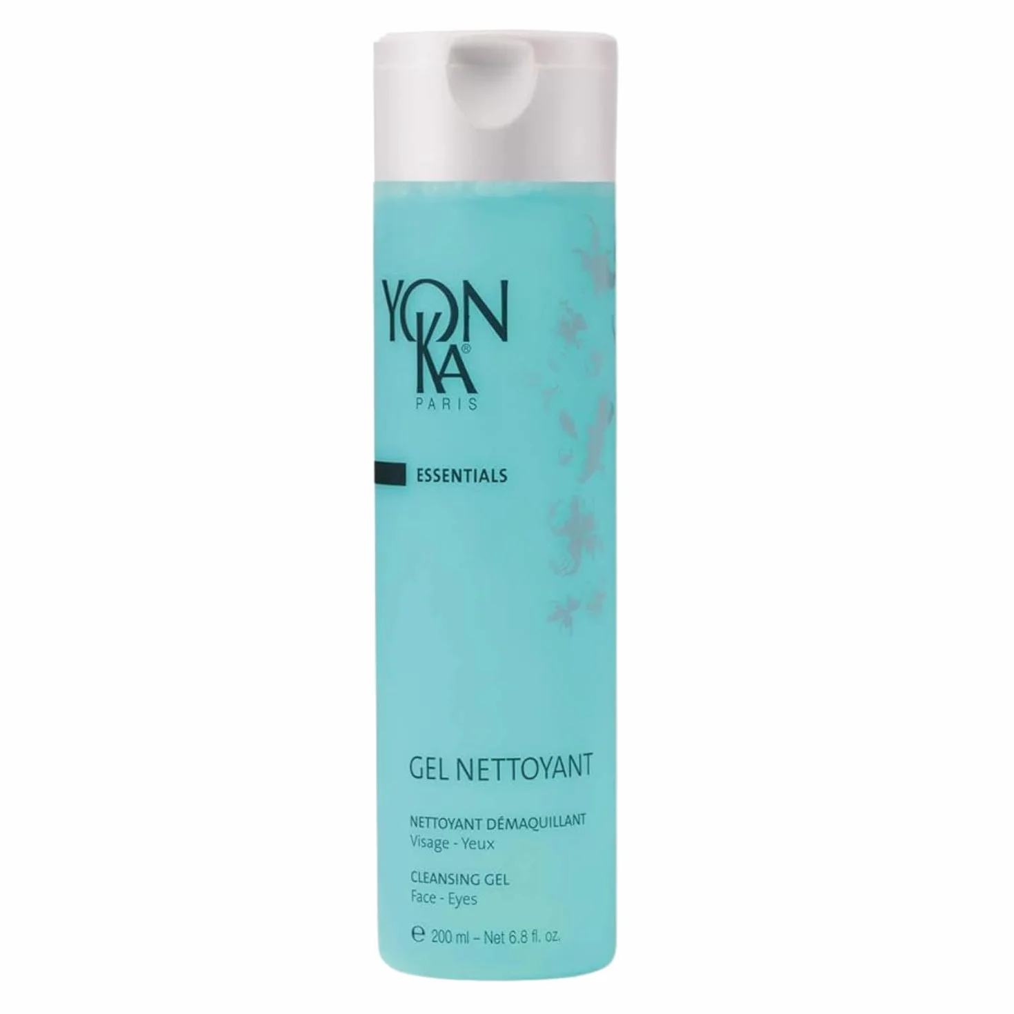 Yonka Gel Nettoyant Moussant 200ml Démaquillant Visage Yeux Lèvres Peaux Mixtes à Grasses