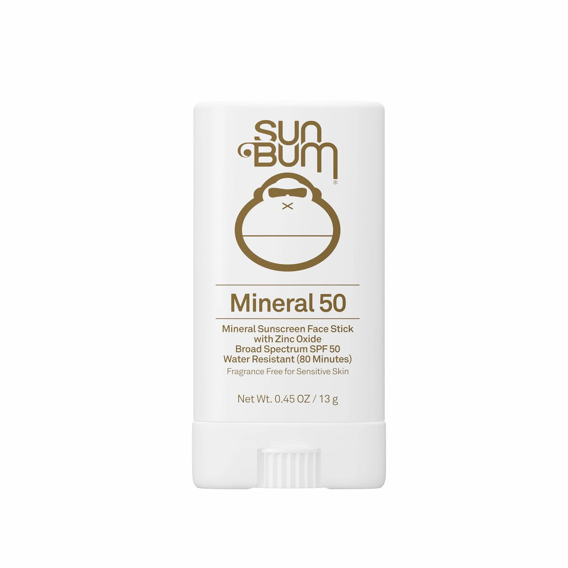 Sun Bum Crème solaire minérale SPF 50 visage – Écran solaire large spectre résistant à l'eau vitamine E – Conforme loi Hawaï 104